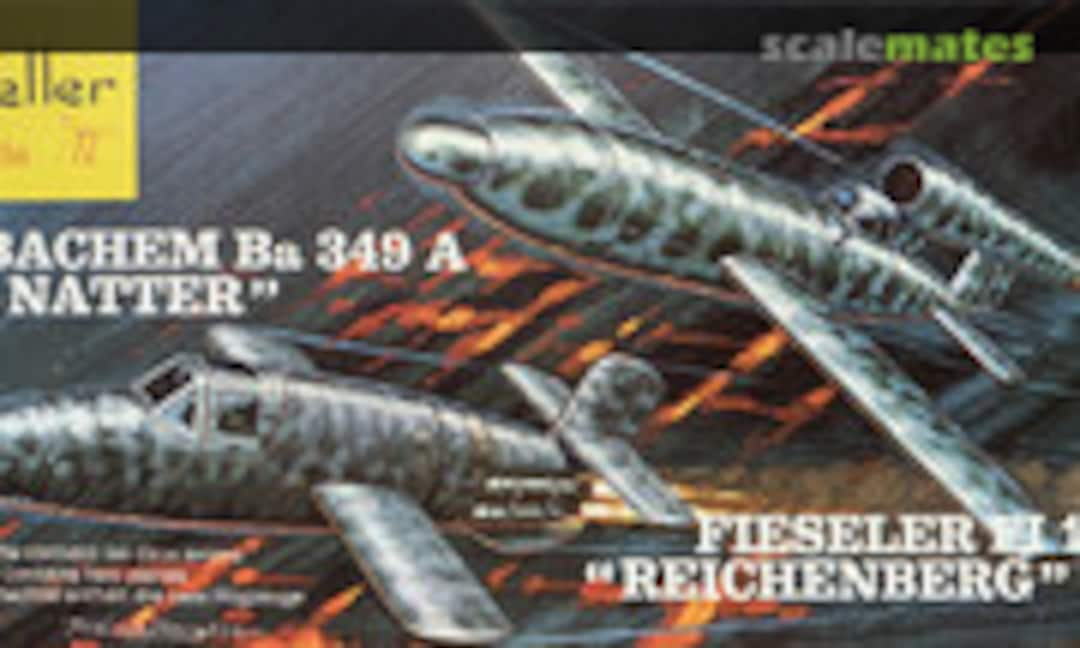 1:72 Bachem Ba 349A &quot;Natter&quot; - Fieseler Fi 103 &quot;Reichenberg&quot; IV (Heller 071)