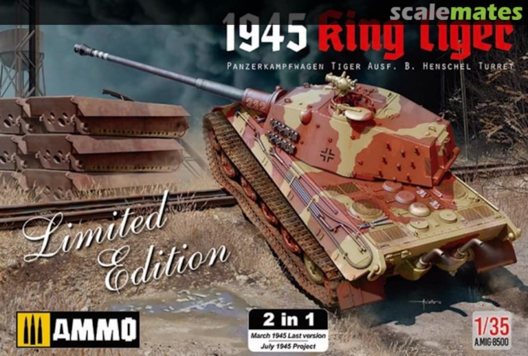 Boxart 1945 King Tiger A.MIG-8500 Ammo by Mig Jimenez