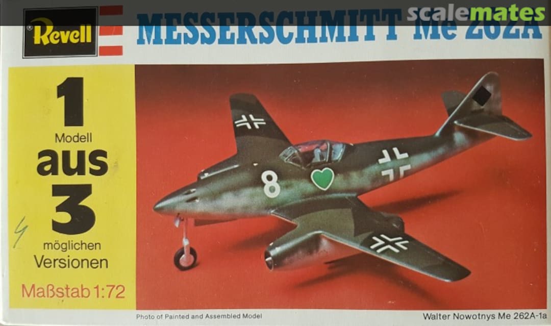 Boxart Messerschmitt Me 262A H-76 Revell