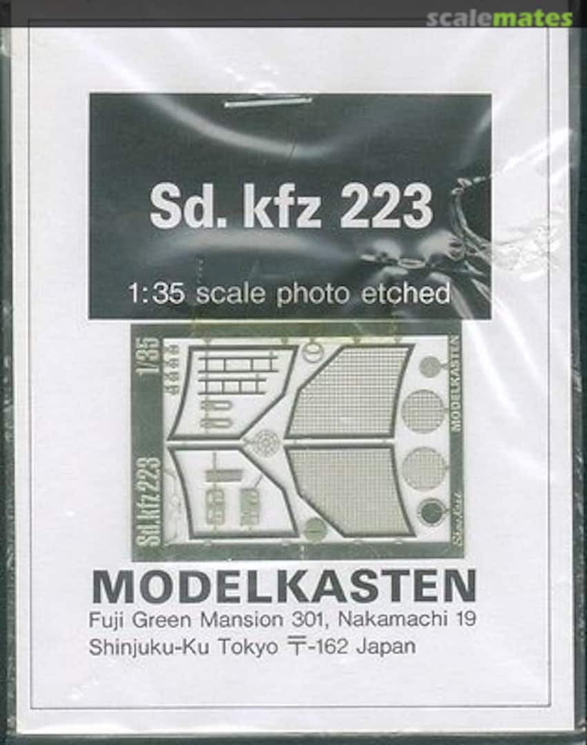 Boxart Sd. kfz 223  Modelkasten