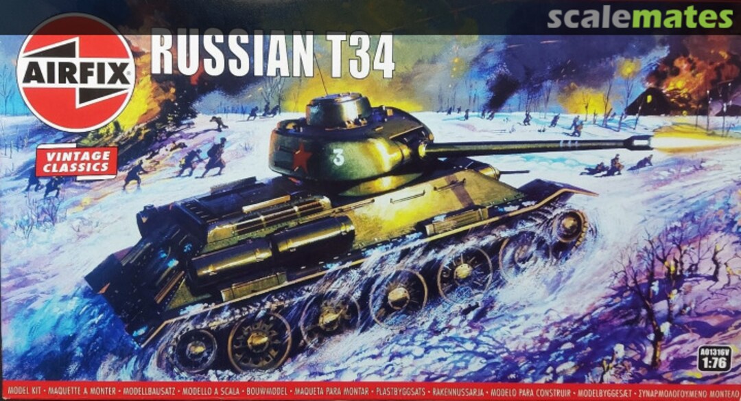 Boxart Russian T34 A01316V Airfix