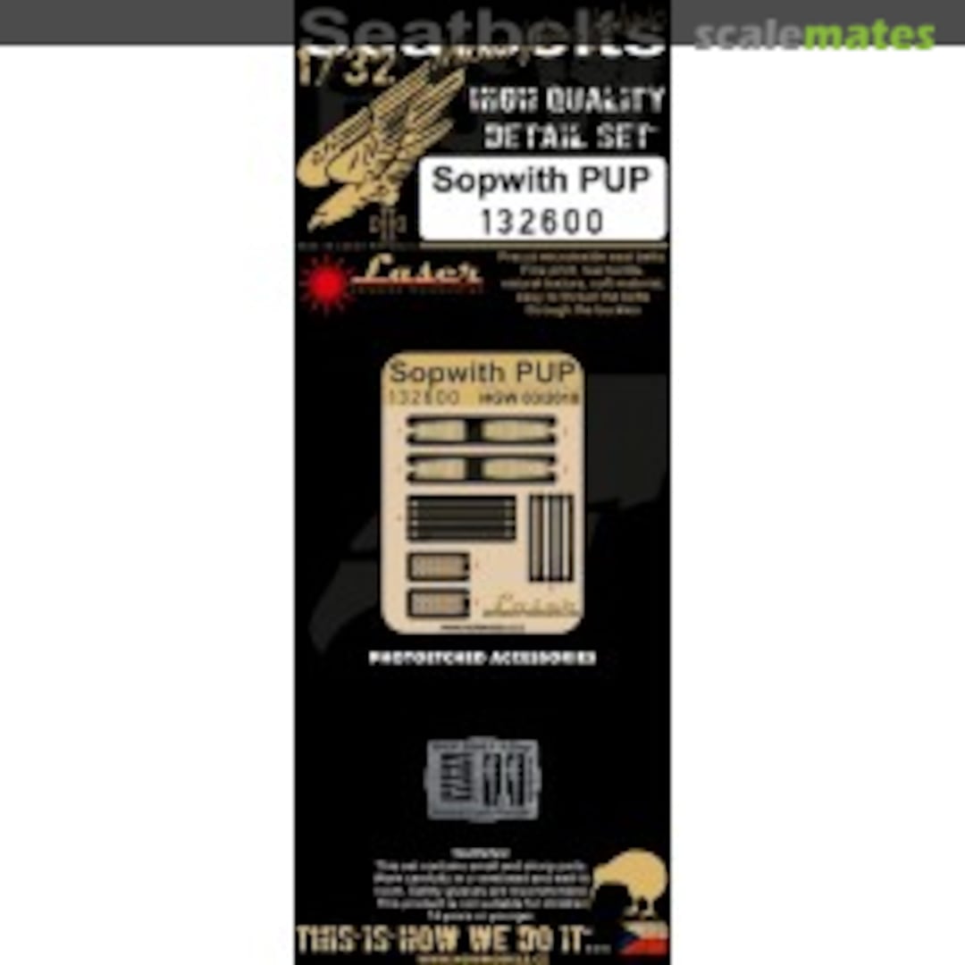 Boxart Sopwith Pup - Seatbelts 132600 HGW Models