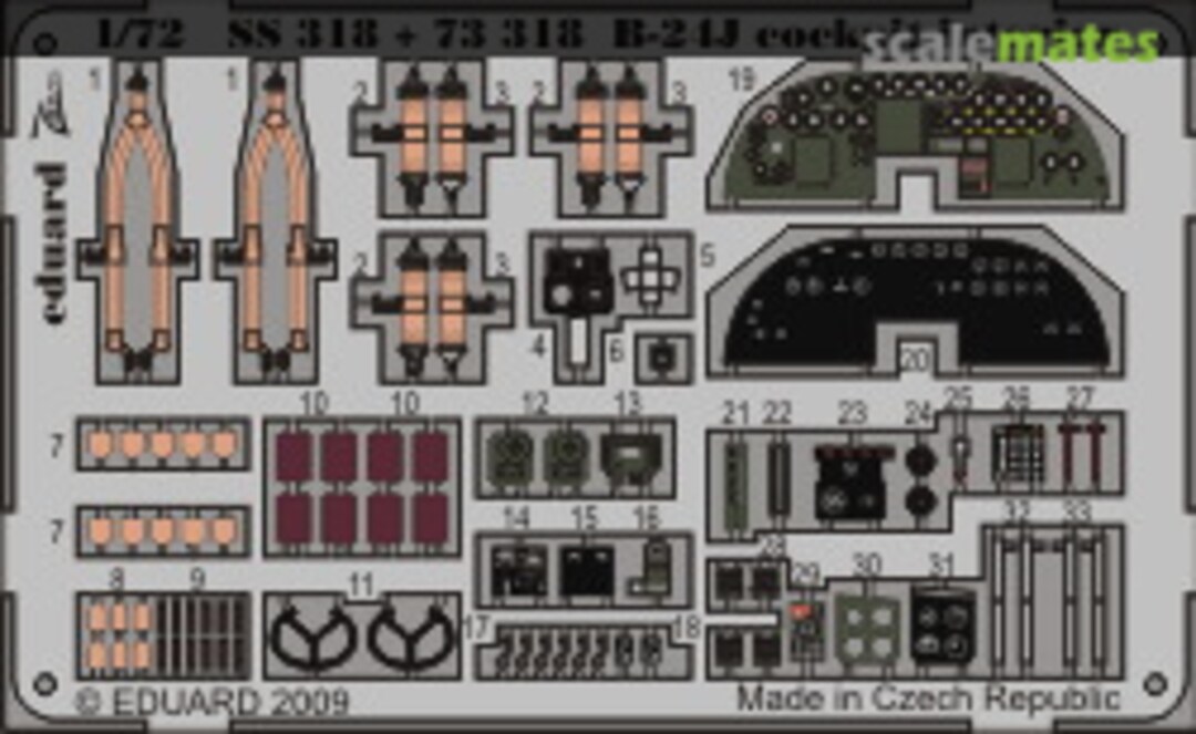 Boxart B-24J interior S.A. 73318 Eduard