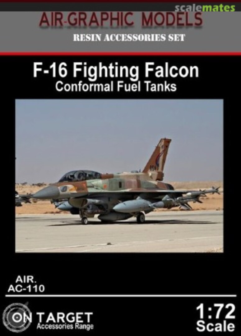 Boxart F-16 Fighting Falcon Conformal Fuel Tanks AIR.AC-110 Air-Graphic Models