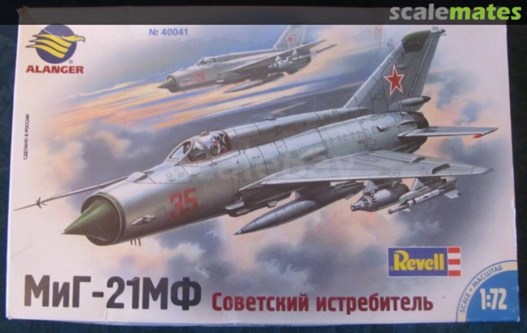 Boxart MiG-21MF Soviet Fighter 40041 Alanger