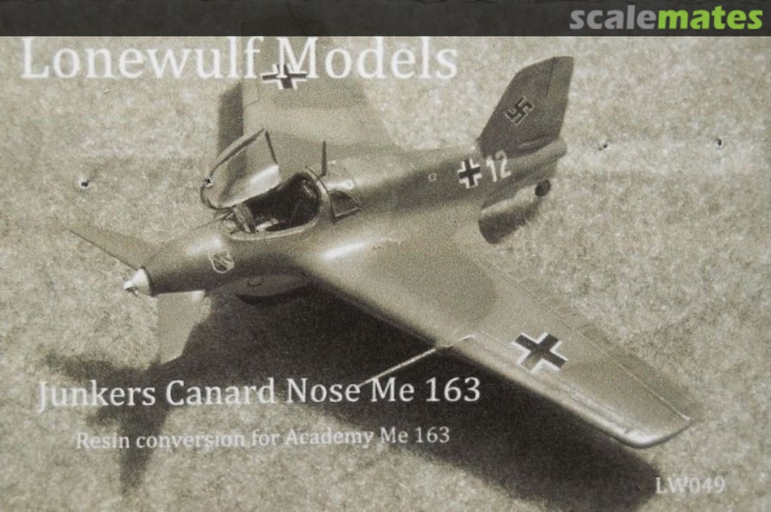 Boxart Junkers Canard Nose Me 163 LW049 Lonewulf Models