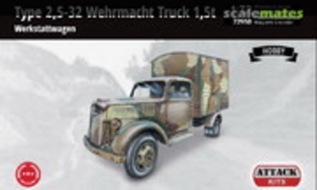 1:72 Type 2,5-32 Wehrmacht Truck 1,5t (Attack Hobby Kits 72950)