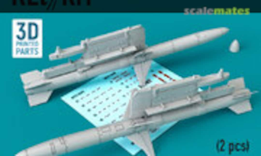 1:72 AGM-88 &quot;Harm&quot; missiles with LAU-118 &amp; adapter for Mikoyan MiG-29 (ResKit RS72-391)