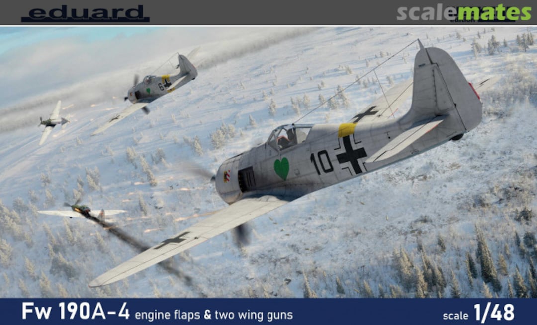 Boxart Fw 190A-4 w/ engine flaps & two wing guns 84117 Eduard