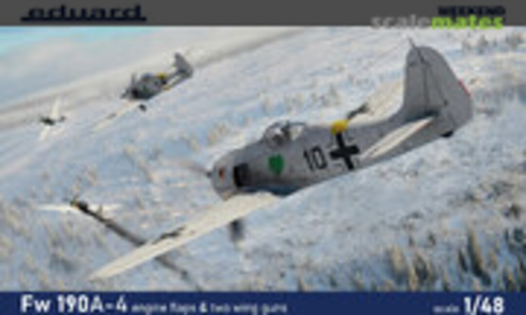 1:48 Fw 190A-4 w/ engine flaps &amp; two wing guns (Eduard 84117)