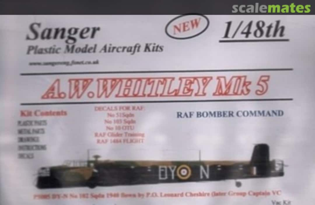 Boxart A.W.Whitley Mk5 12 Sanger