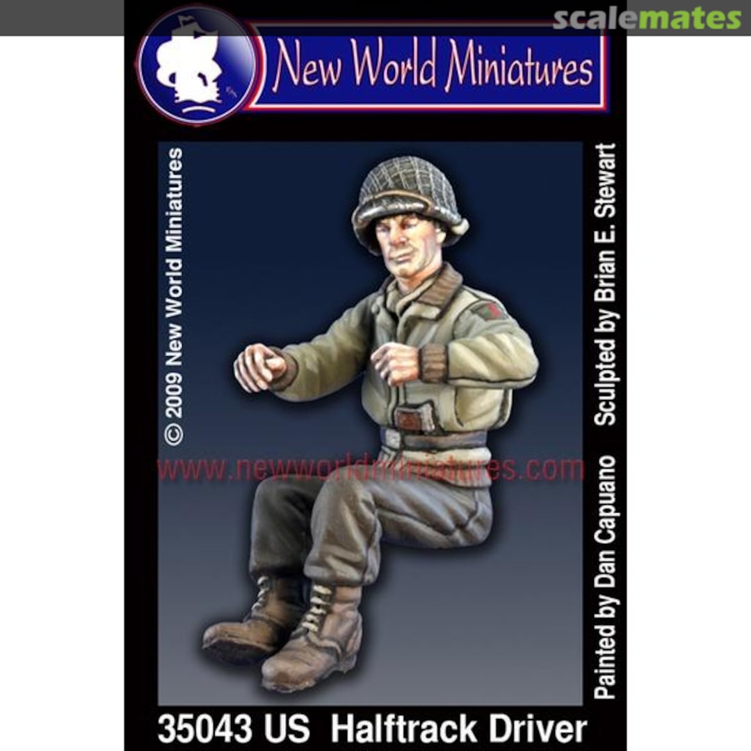 Boxart US Halftrack Driver NWM35043 New World Miniatures