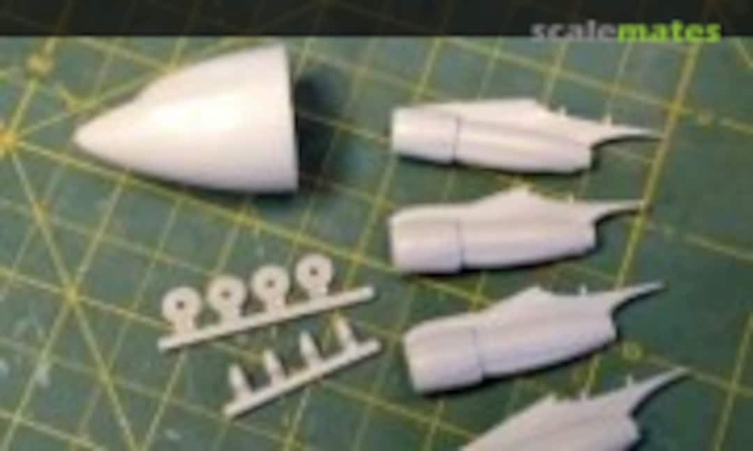 1:144 Boeing KC-135E Nose &amp; TF-33 Engines (single set) (Fisher Model &amp; Pattern A44-001)