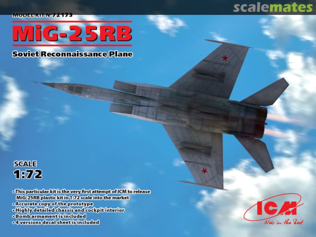 Boxart MiG-25RB 72173 ICM