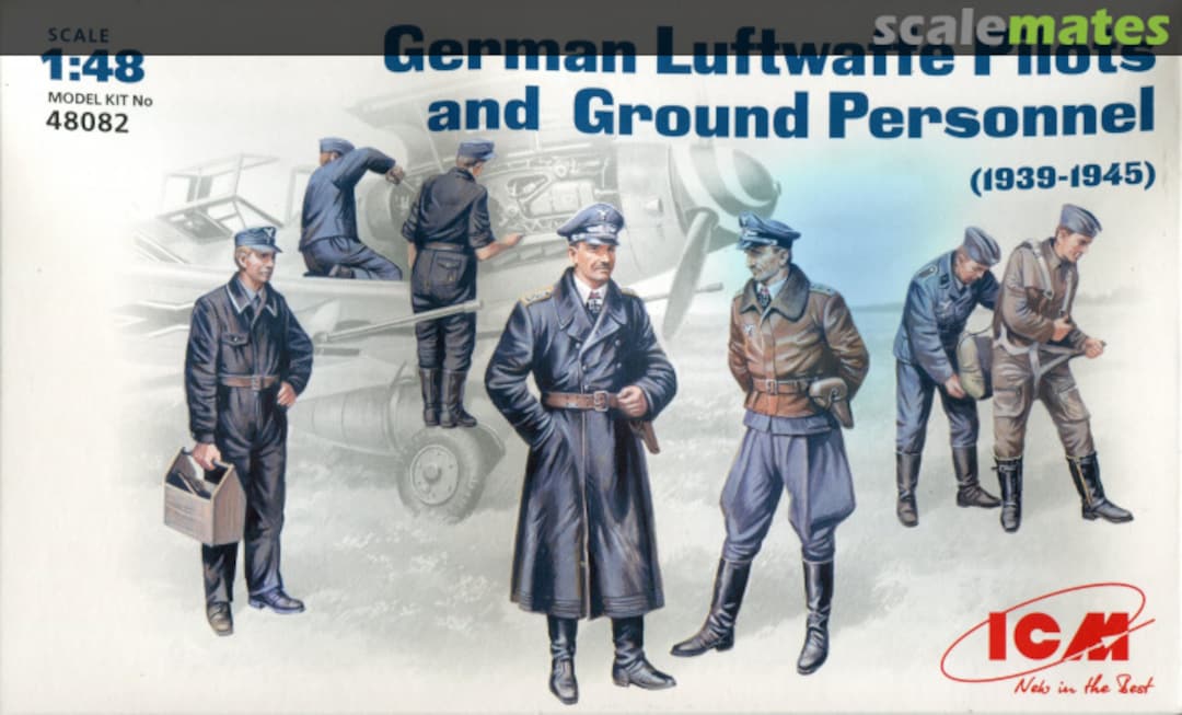 Boxart Luftwaffe Pilots and Ground Personnel 48082 ICM