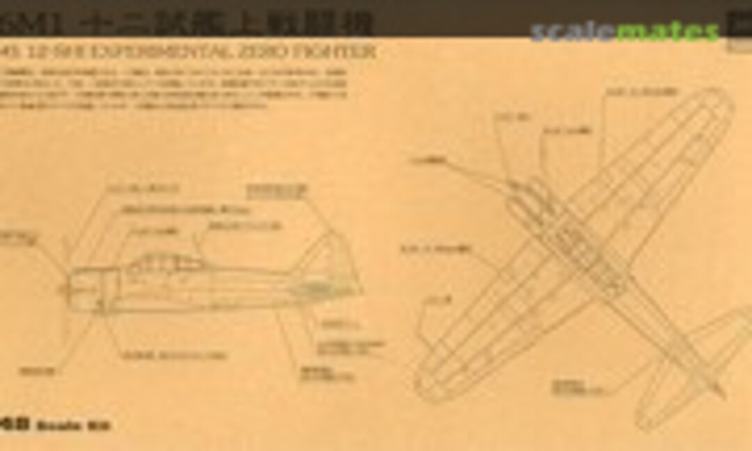 1:48 A6M1 12-Shi Experimental Zero Fighter (Hasegawa 09981)