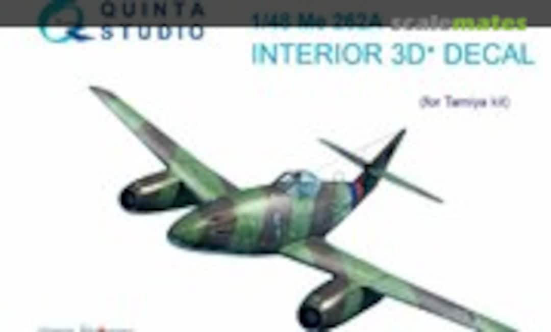 1:48 Me 262A interior 3D decals (Quinta Studio QD48088)