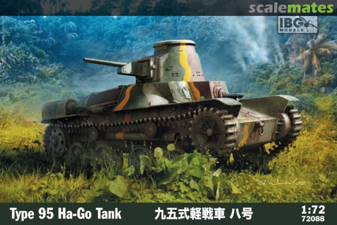 Boxart Type 95 Ha-Go tank 72088 IBG Models