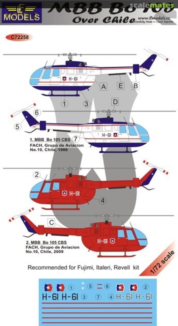 Boxart MBB Bo 105 C72258 LF Models