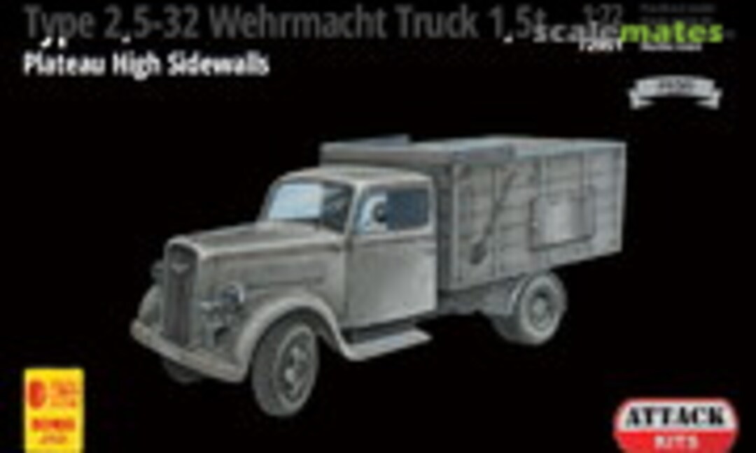 1:72 Type 2,5-32 Wehrmacht Truck 1,5t (Attack Hobby Kits 72951)