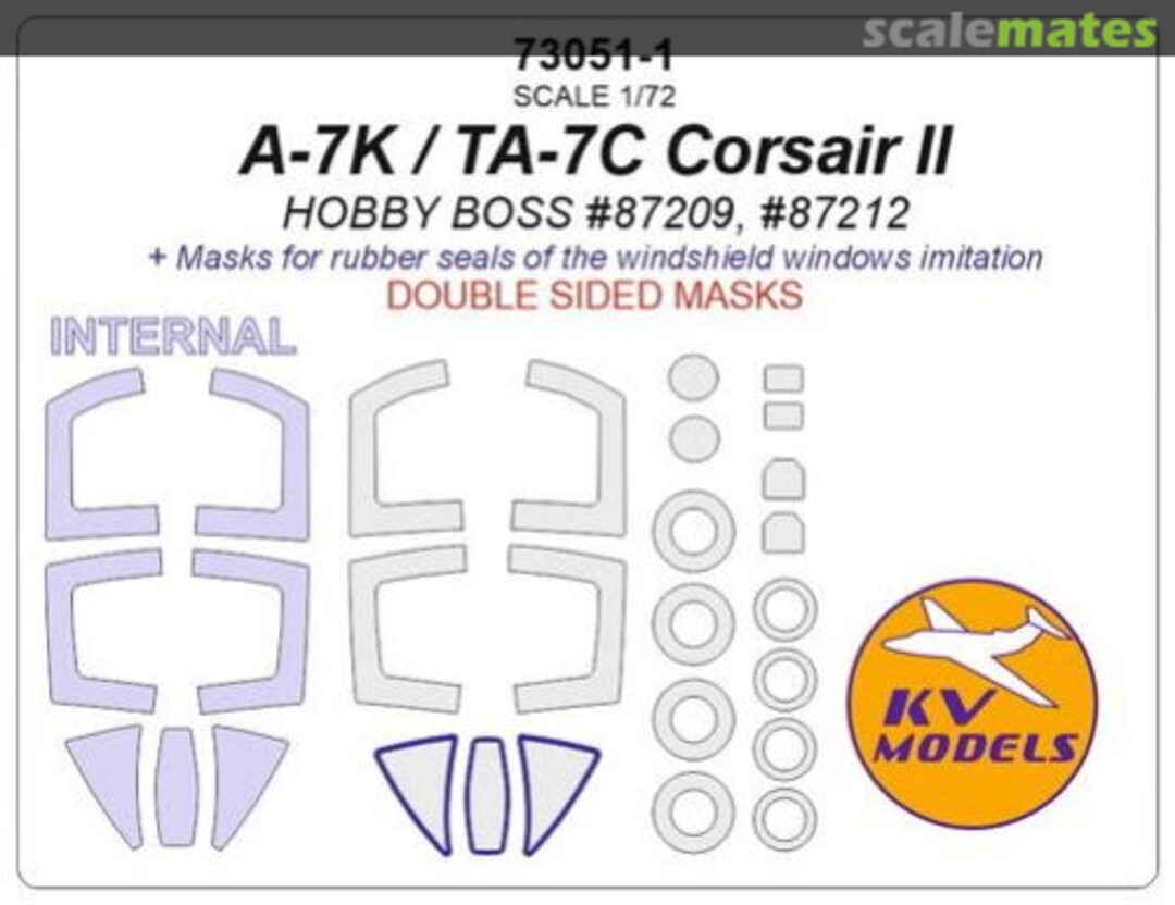 Boxart LTV A-7K / TA-7C Corsair II 73051-1 KV Models