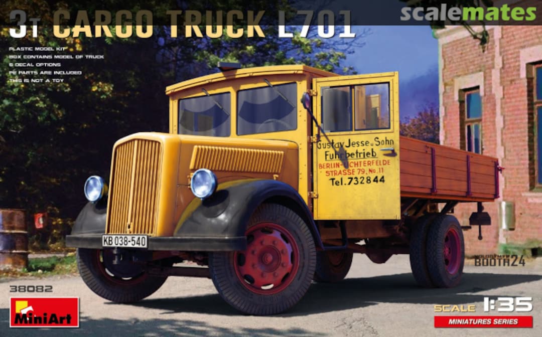 Boxart 3t Cargo Truck L701 38082 MiniArt