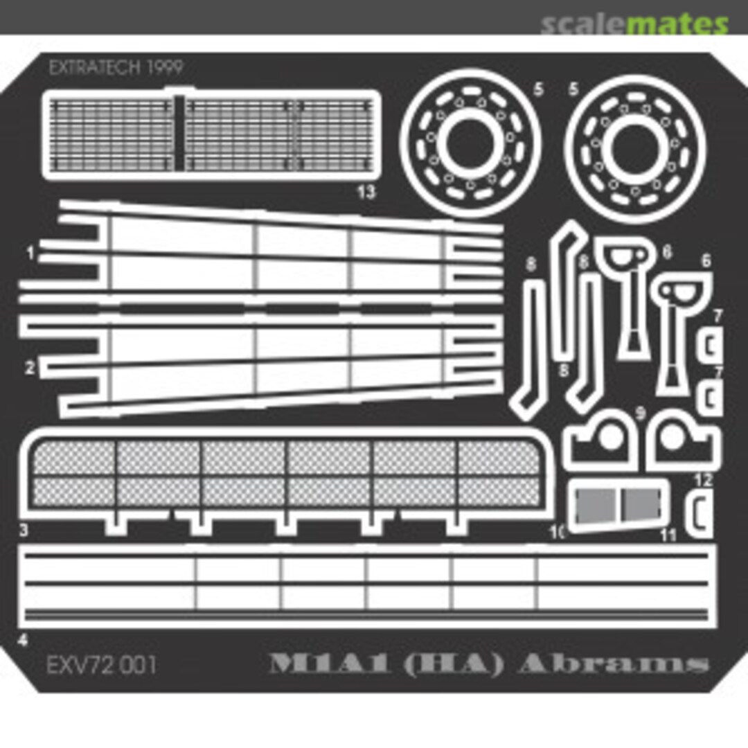 Boxart Abrams M1A1 (HA) EXV 72001 Extratech