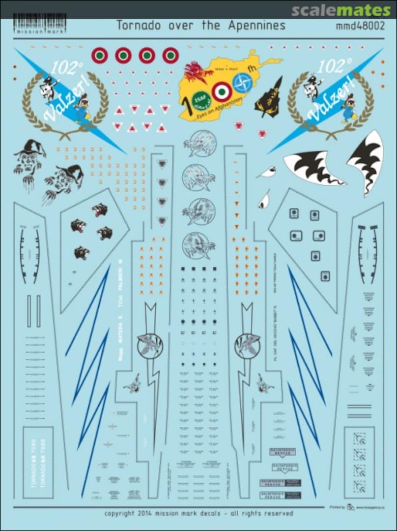 Boxart Tornado over the Apennines mmd48002 Mission Mark Decals