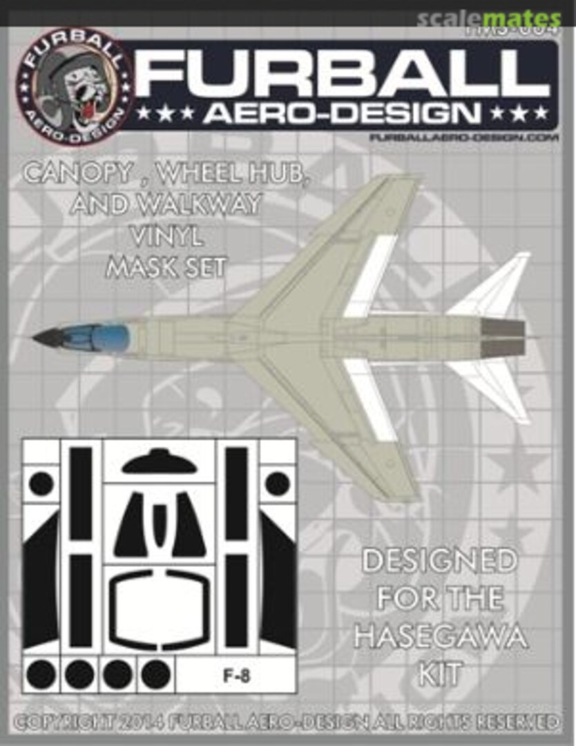 Boxart Vought F-8 Crusader FMS-004 Furball Aero-Design