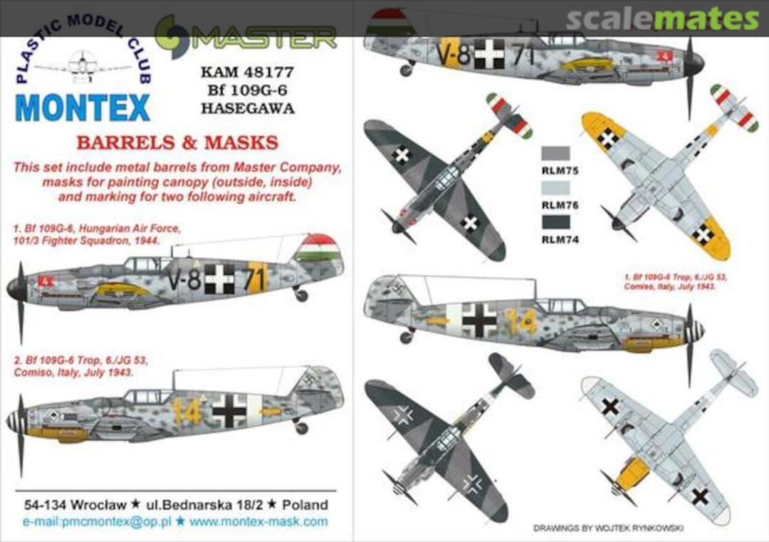 Boxart Bf 109G-6 KAM48177 Montex