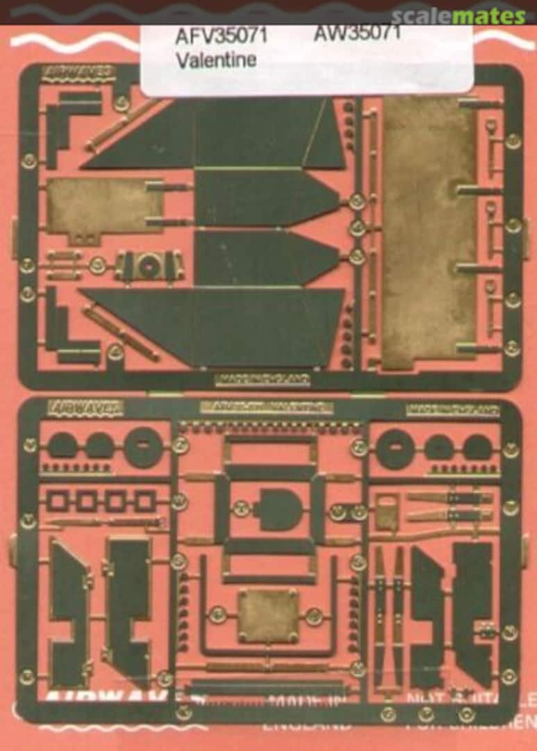 Boxart Valentine/Bishop Detailing Set AFV35071 Airwaves