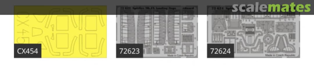 Contents Spitfire Mk.IX BIG72117 Eduard