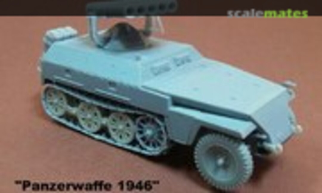 1:72 Sd.Kfz.250 neu with 1/2 Panzerwerfer 42 (Modell Trans Modellbau MT72611)