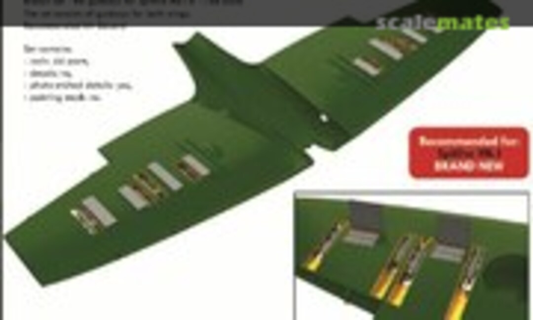 1:48 Spitfire MK.I gun bays (Eduard 648581)