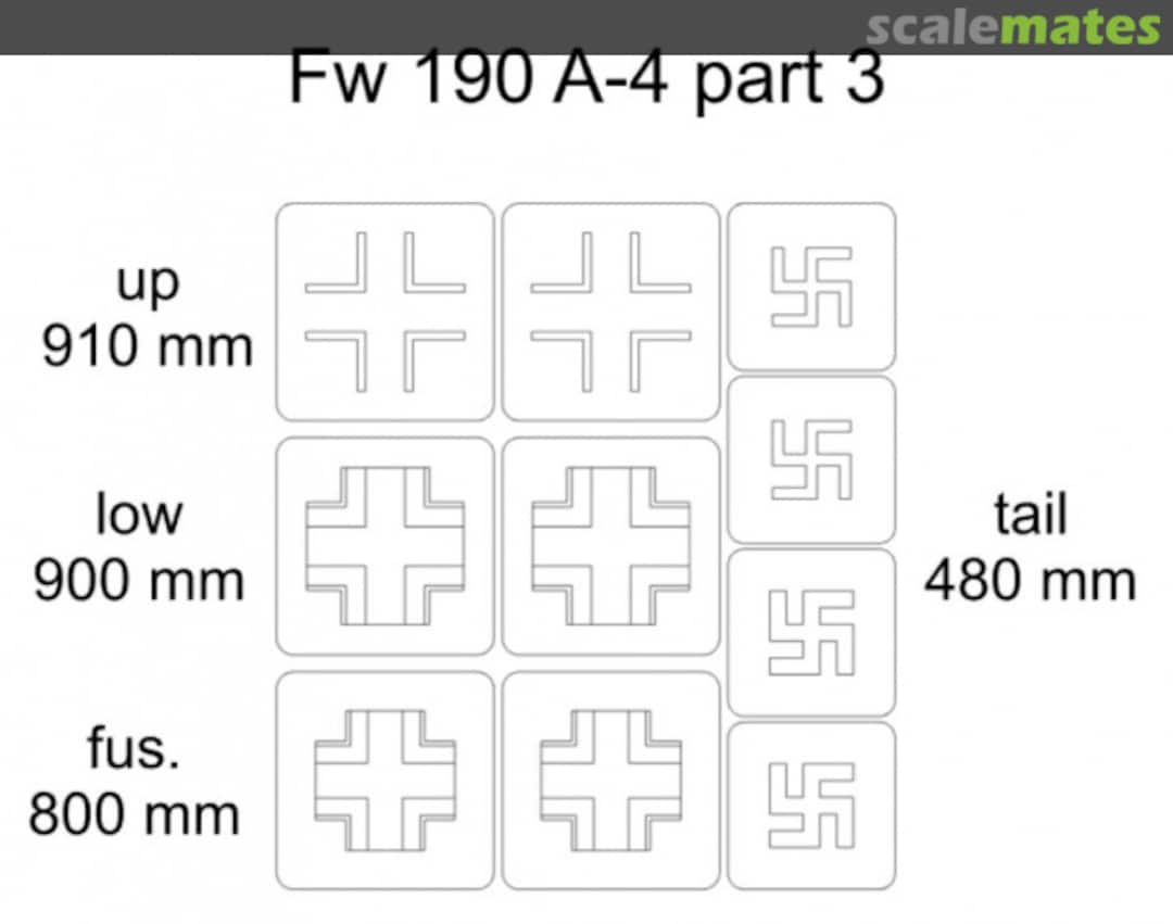 Boxart Focke Wulf Fw 190 A-4 p.3 23005 Omask