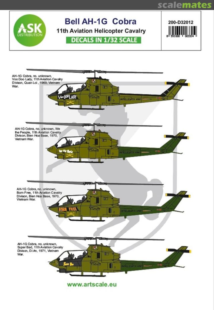 Boxart Bell AH-1G Cobra 200-D32012 ASK