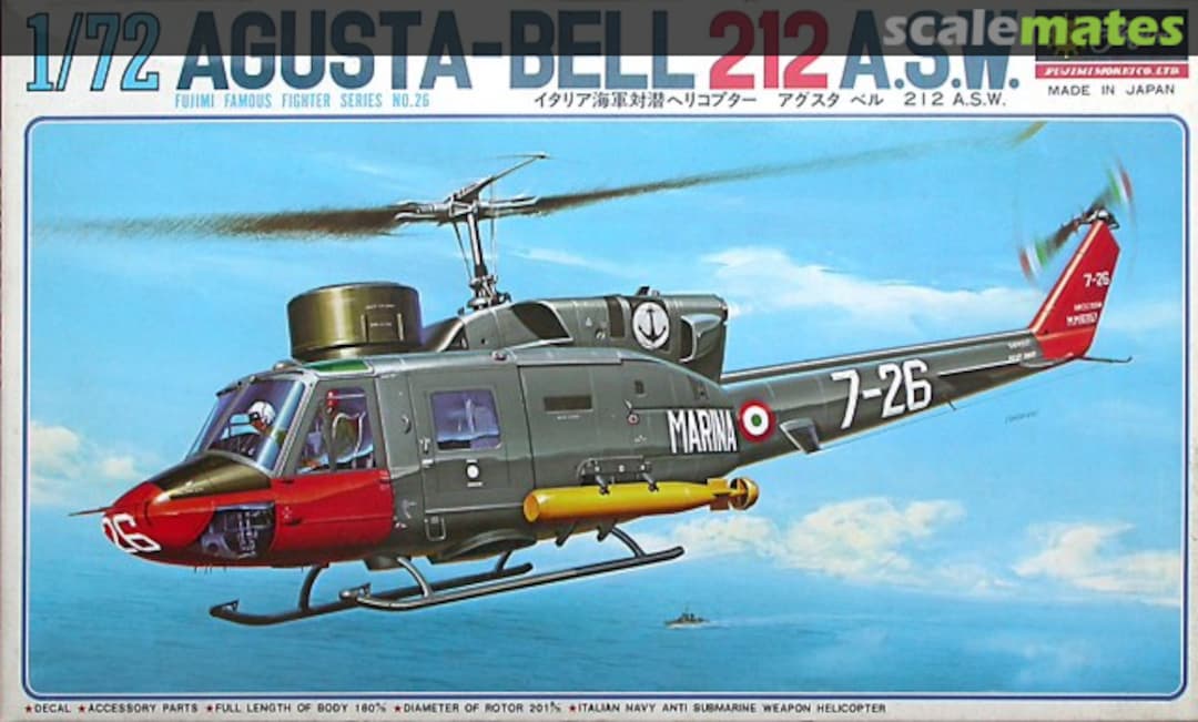 Boxart Agusta-Bell 212 A.S.W. 7A26 Fujimi