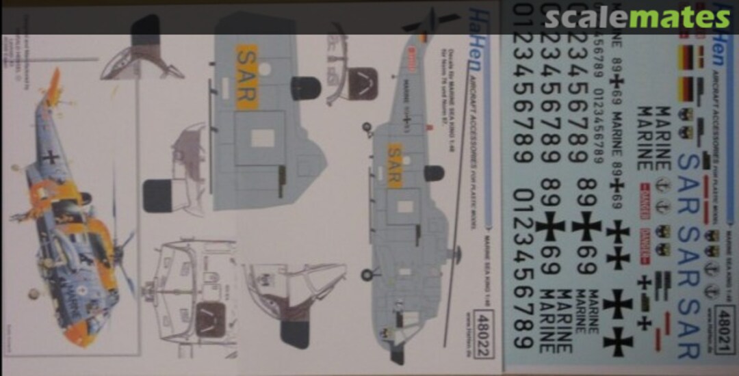 Boxart Marine Sea King MFG 5 48021 HaHen