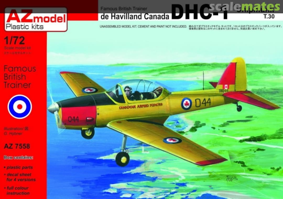 Boxart De Havilland Canada DHC-1 "Chipmunk" T.30 AZ7558 AZmodel