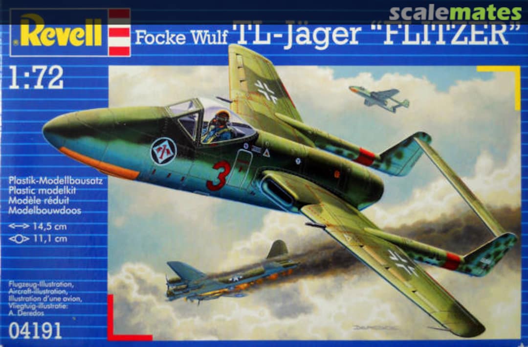 Boxart Focke Wulf TL-Jäger "Flitzer" 04191 Revell