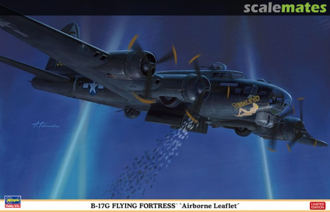 Boxart B-17G Flying Fortress "Airborne Leaflet" 02276 Hasegawa