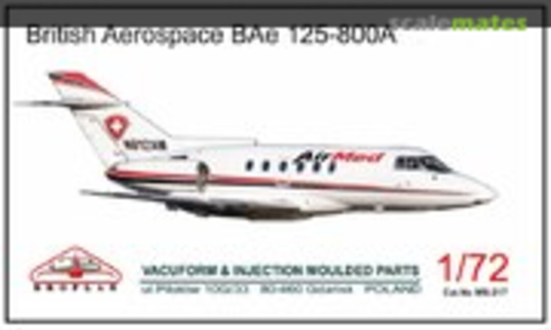 1:72 British Aerospace BAe 125-800A (Broplan MS-217)