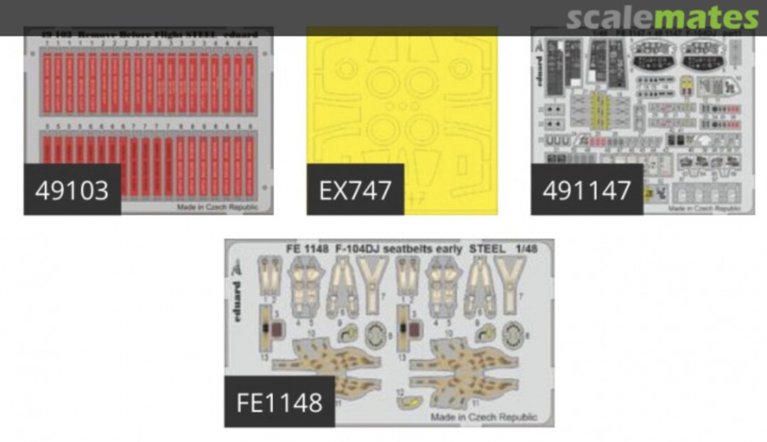 Contents F-104DJ BIG49282 Eduard