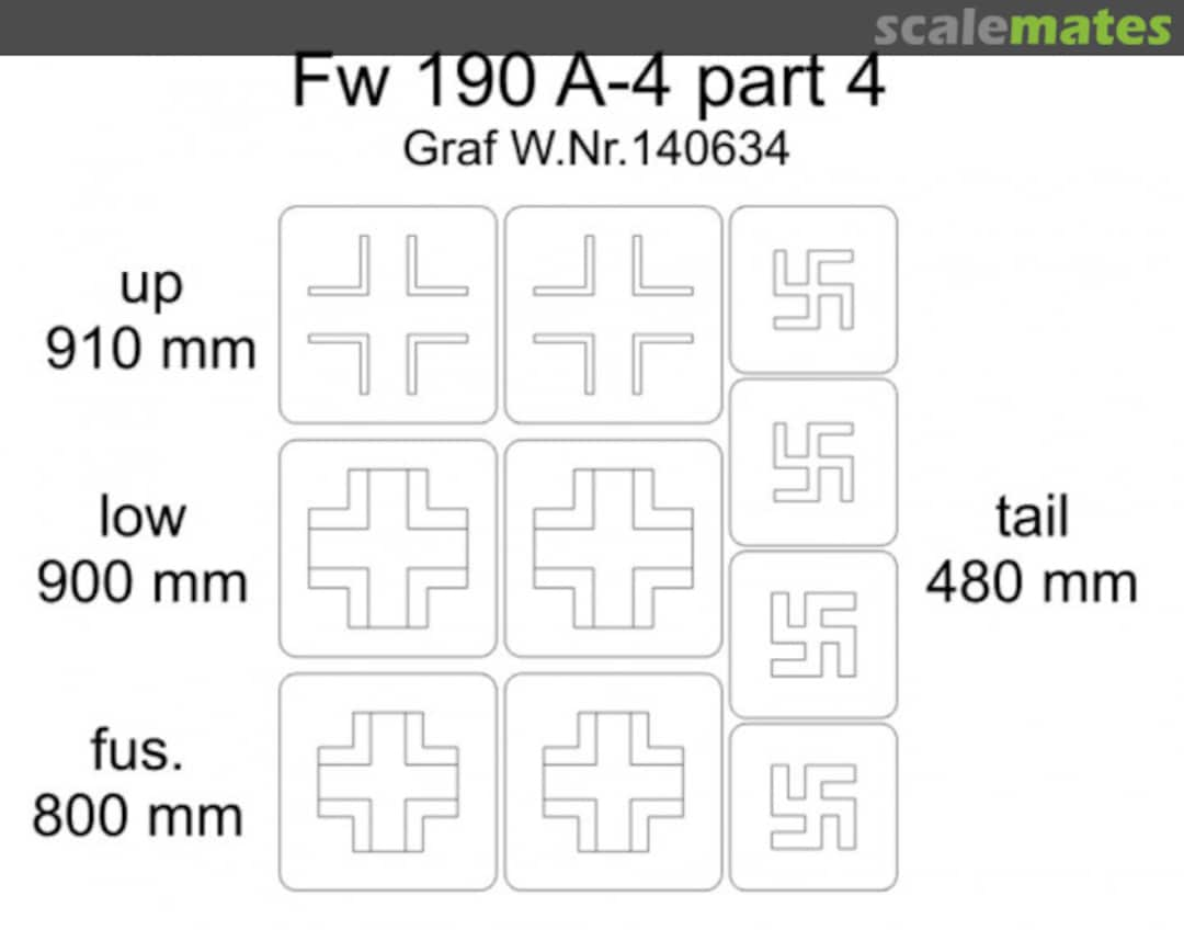 Boxart Focke Wulf Fw 190 A-4 p.4 23006 Omask