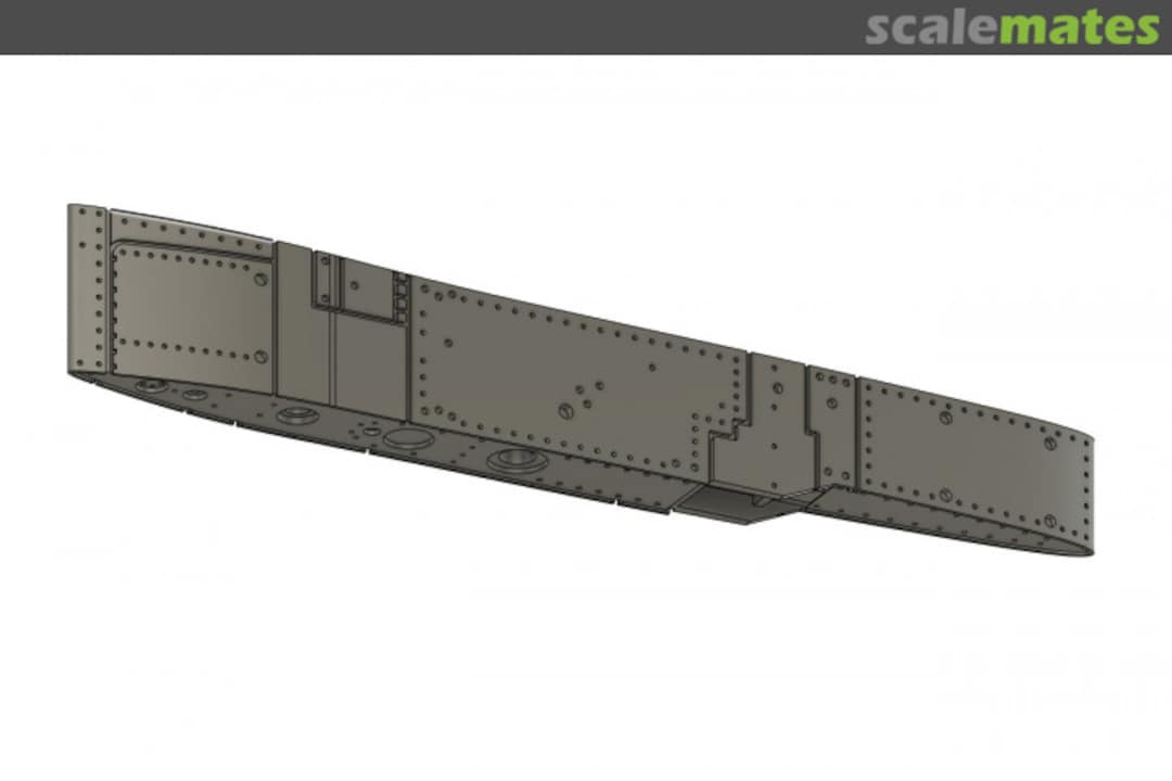 Boxart T53 Wing Tank Pylon WOL720103 Wolf 3D Resin Parts