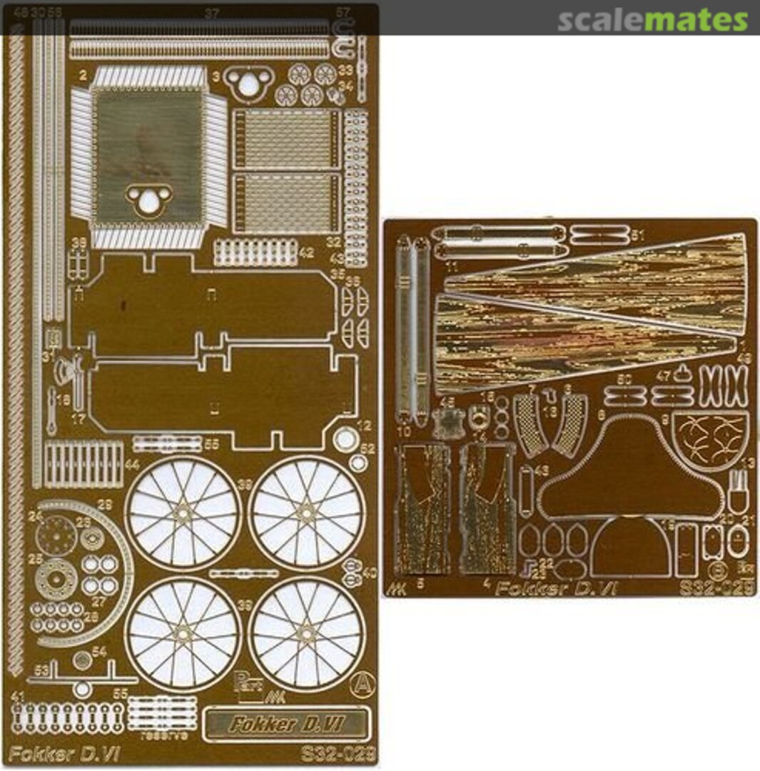 Boxart Fokker D.VI S32-029 Part