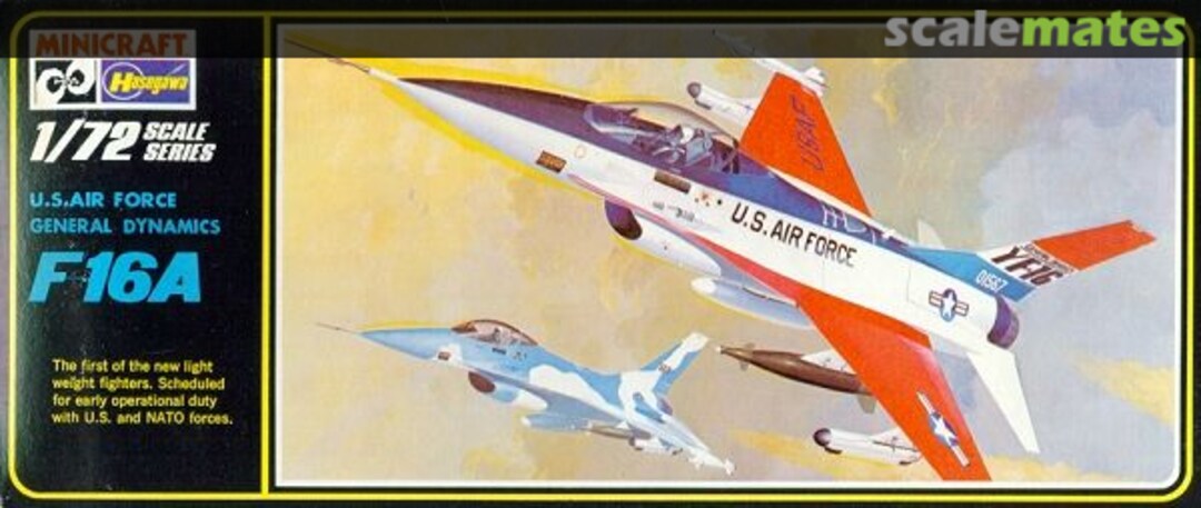 Boxart F-16A 110 Minicraft Hasegawa