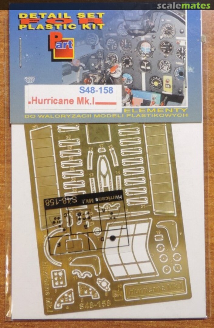 Boxart Hawker Hurricane Mk.I S48-158 Part