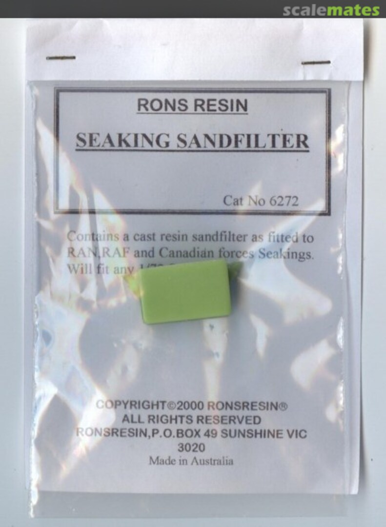 Boxart Westland Sea King - Sand Filter 06272 Ron's Resin