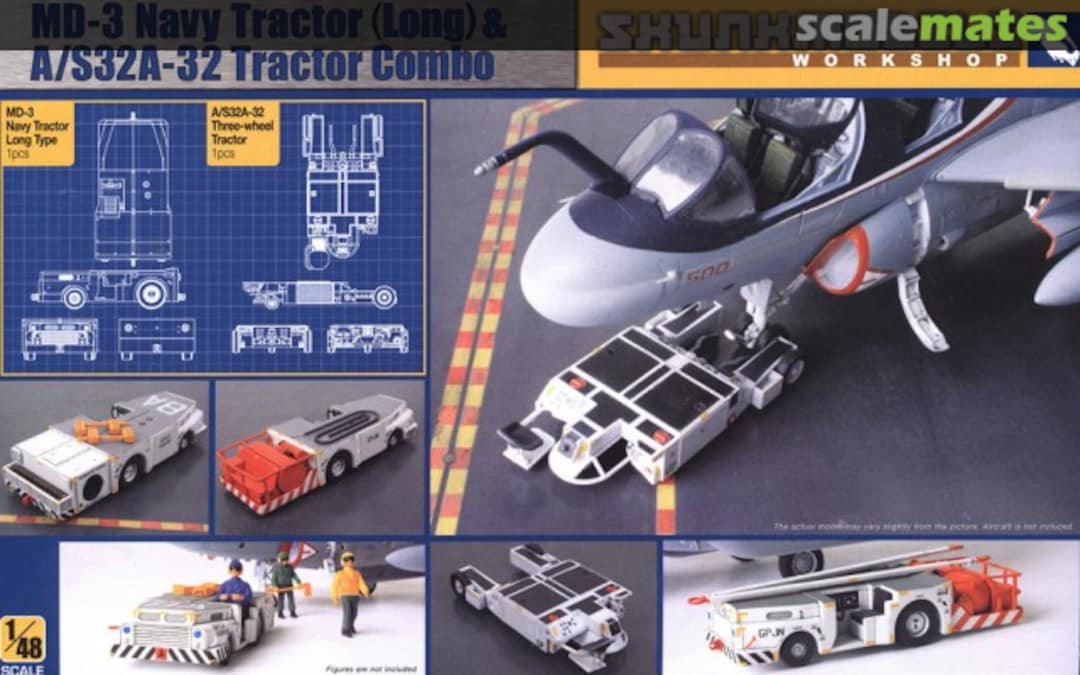 Boxart MD-3 Navy Tractor & A/S32A-32 Tractor Combo 48005 Skunkmodels